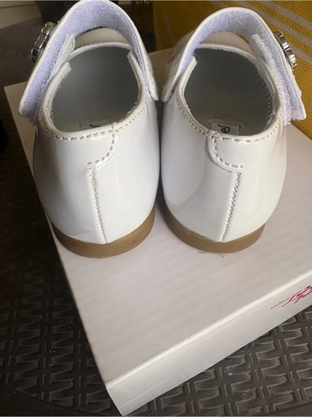 White Patent Mary Jane Dress Shoes for Kids